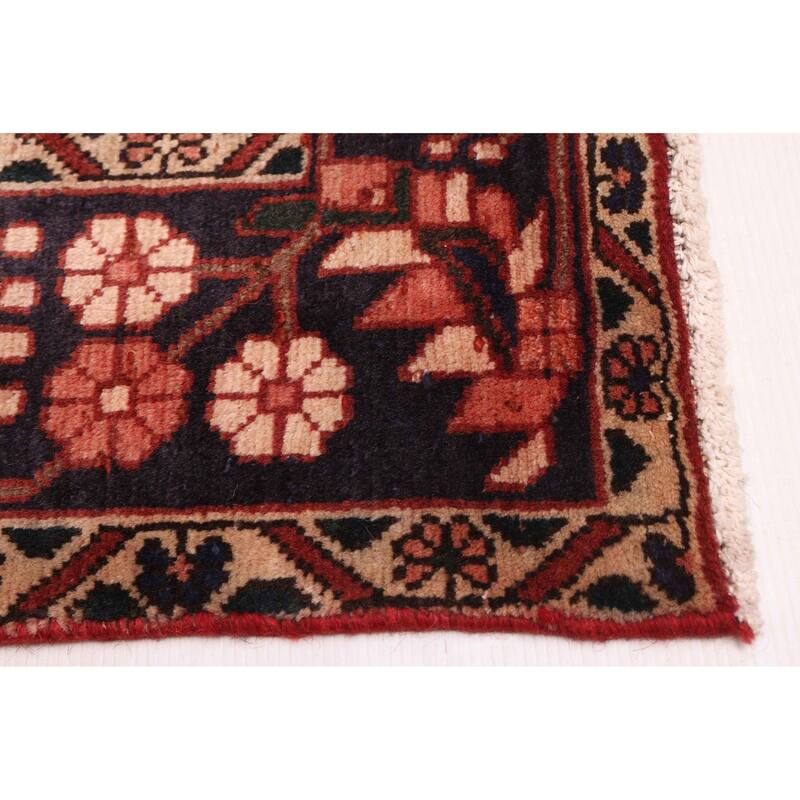 ECARPETGALLERY Hand-knotted Kayseri Vintage Dark Red Wool Rug - 5'0 x 8'5