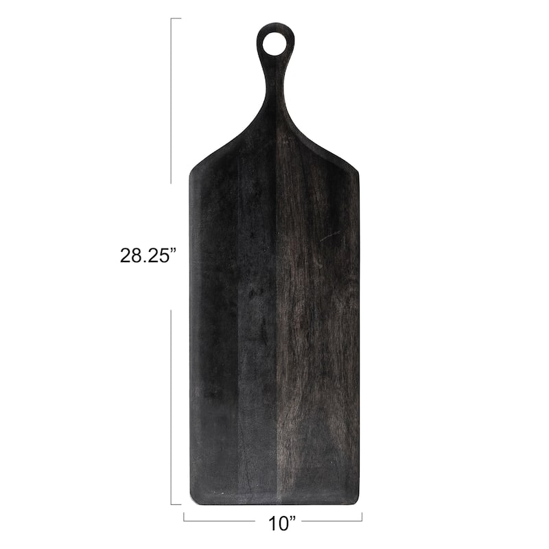Black Acacia Wood Tray/Cutting Board