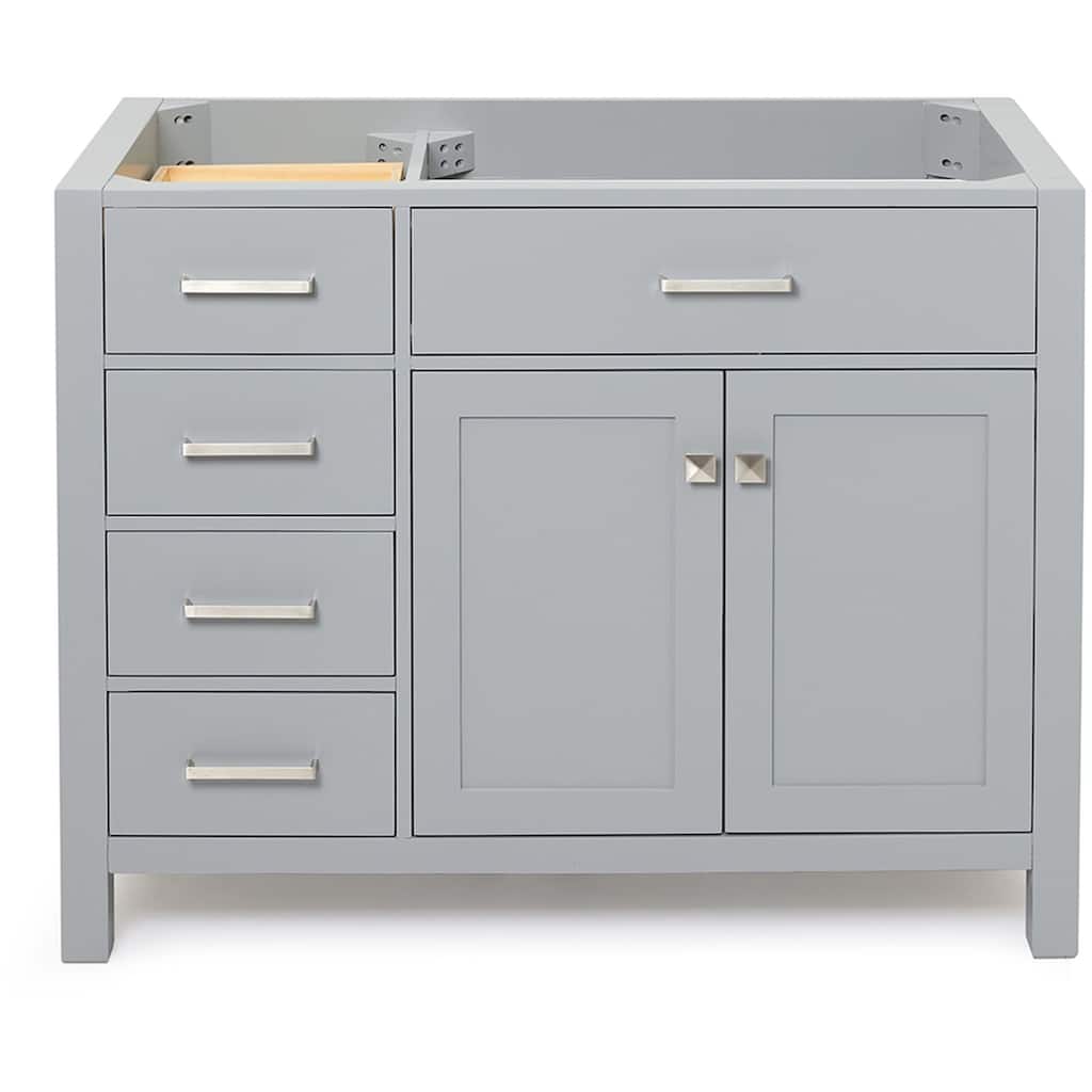 Ariel H042S-R-BC Bristol 42" Single Free Standing Right Offset Vanity