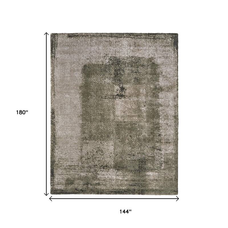 HomeRoots Abstract Industrial Rectangle Area Rug