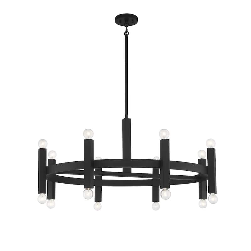 Meridian M100103 16 Light 41" Wide Drum Chandelier