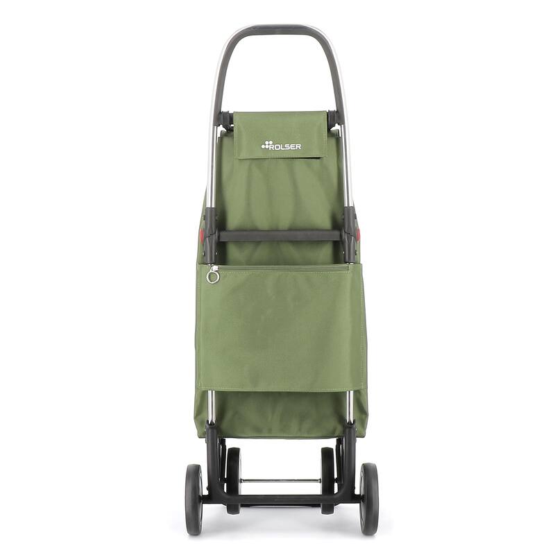 Rolser I-Max MF 4 Wheel Foldable Shopping Trolley - 15.35 in. W x 41.34 in. H x 12.6 in. D