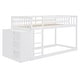 preview thumbnail 9 of 15, Solid Twin over Twin Bunk Bed Kids Bed with Drawers and Shelves