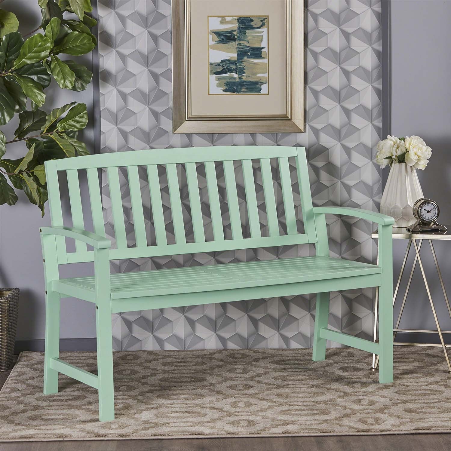Exquisite Outdoor Wood Bench for Relaxation and Aesthetic Enhancement