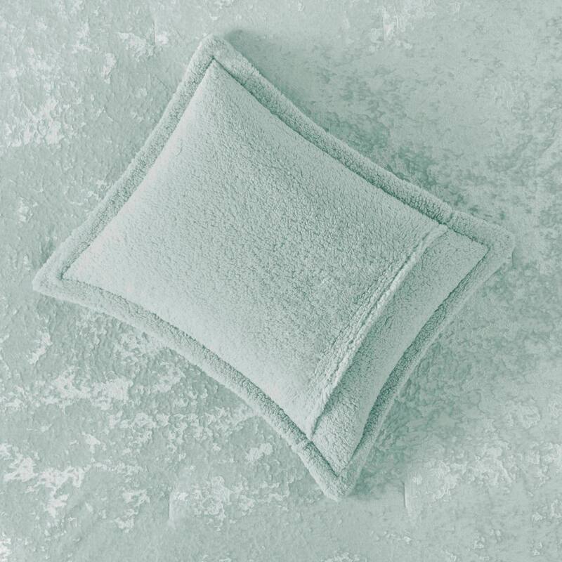 GDF Studio - Arya Crushed Velvet Sherpa Reversible Comforter Set