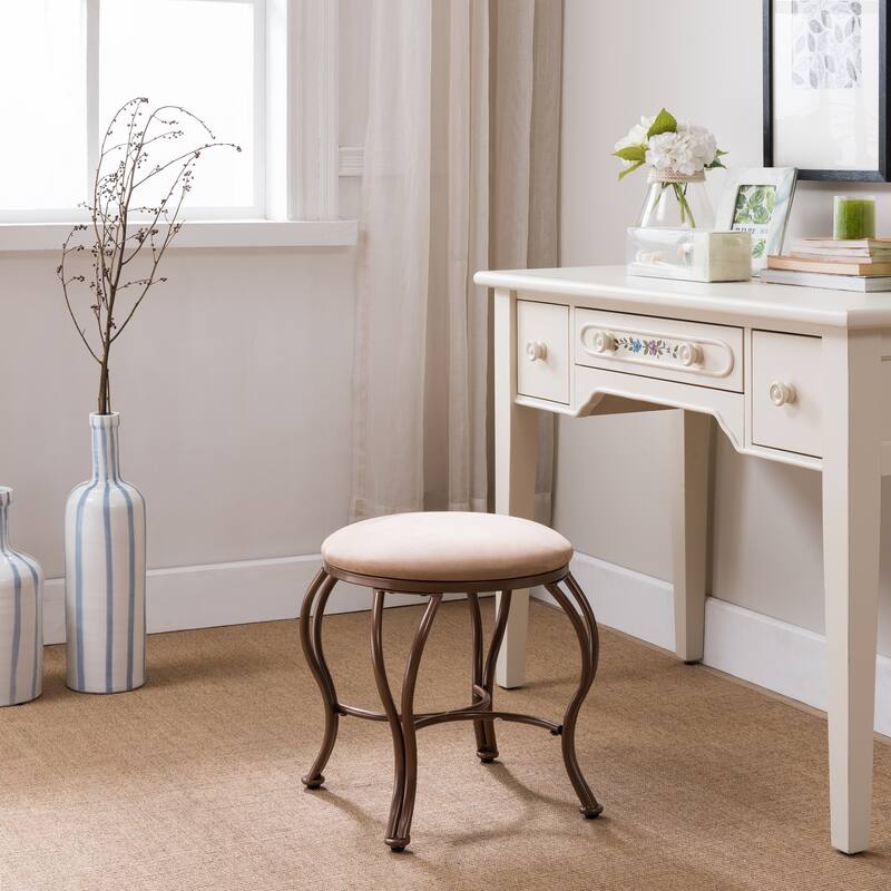 Upholstery Vanity Stool Footrest Ottoman