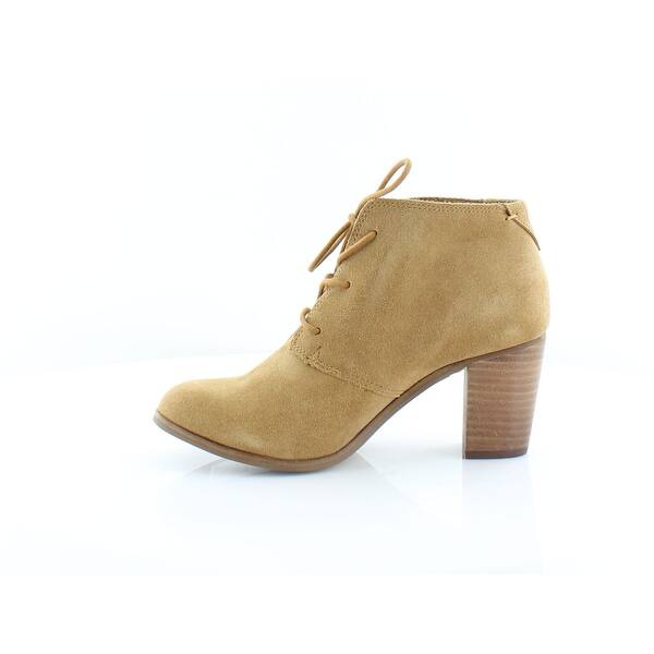 Shop Toms Lunata Lace Up Women S Boots Wheat Free Shipping Today
