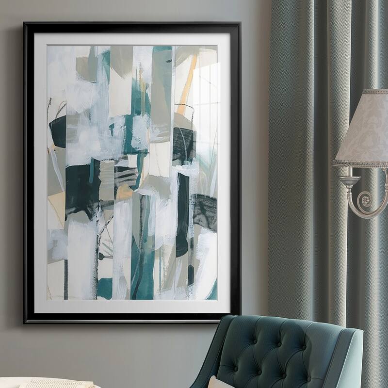Sea Cavern Strata IV Premium Framed Print - Ready to Hang