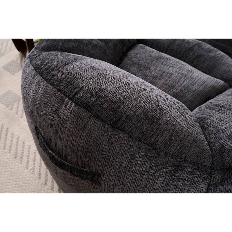 Foam Bean Bag Chairs for Adults/Teens with Filling,Bean Bag Lazy Sofa with Ultra Soft Chenille Cover, Bean Bag,Indoor &
