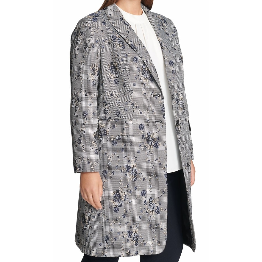 calvin klein coat white
