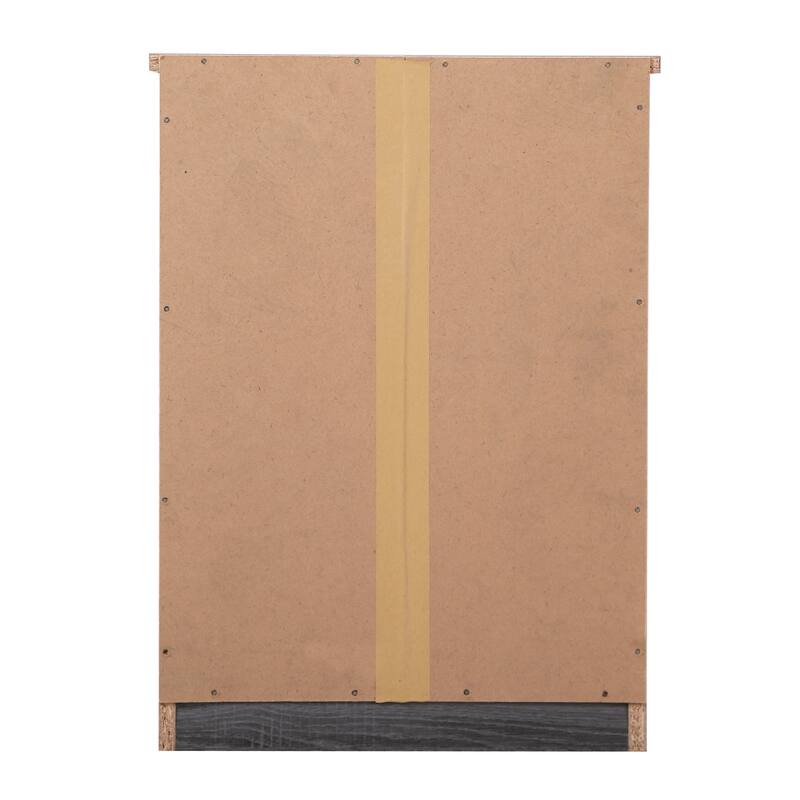 Contemporary Gray Nightstand with Space-Saving Design