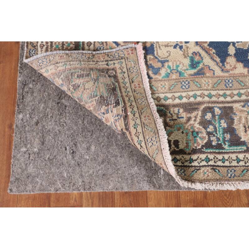 Hamedan Persian Vintage Rug Hand-Knotted Wool Carpet - 6'9"x 10'0"