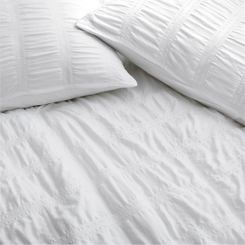 All Season Bubble Ruched Down Alternative Comforter Set