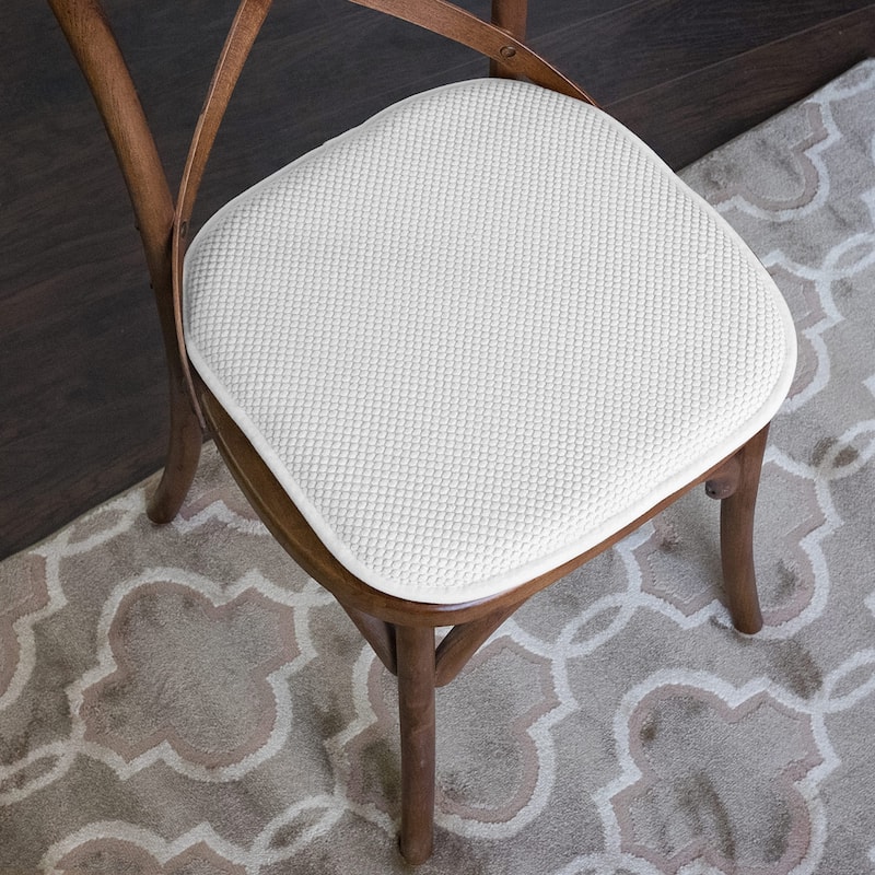 16-in. Square Non-slip Memory Foam Seat Cushions (2 OR 4)