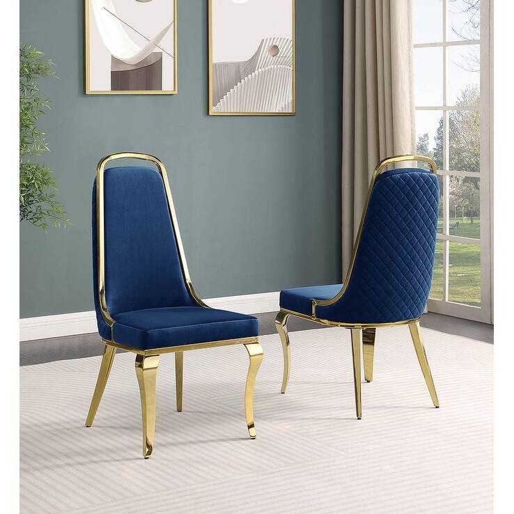 Best Quality Furniture D312/3-SC310-7 Dining Set with 79" White Marble Top