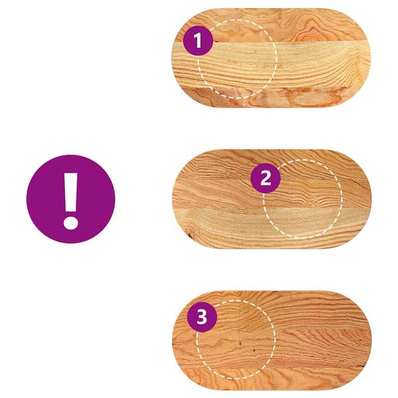 vidaXL Table Top Light brown Solid oak wood 31.5x15.7 in Durable - 31.5 x 15.7 in