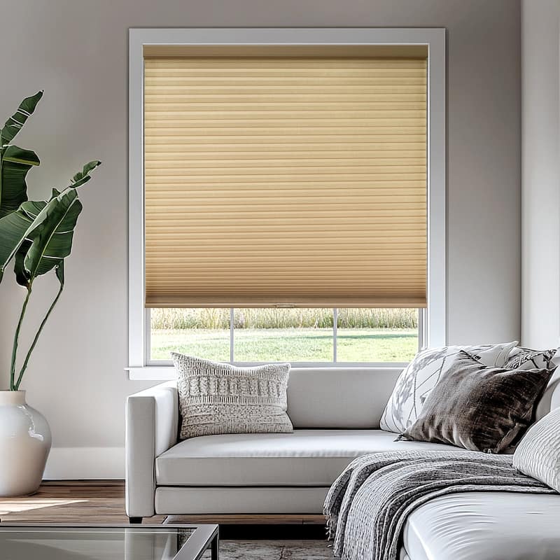 CHICOLOGY Cordless Light Filtering Cellular Shades Privacy and Style - 26.5"W X 48"H