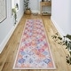 preview thumbnail 12 of 12, Low-pile Rug Minimalist Rug Perfect Gifts Cream - 2'6'' x 10' - Runner