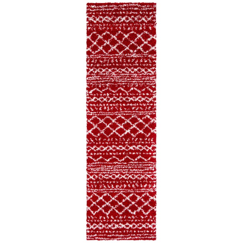 SAFAVIEH Arizona Shag Lotta Moroccan 1.2-inch Thick Rug