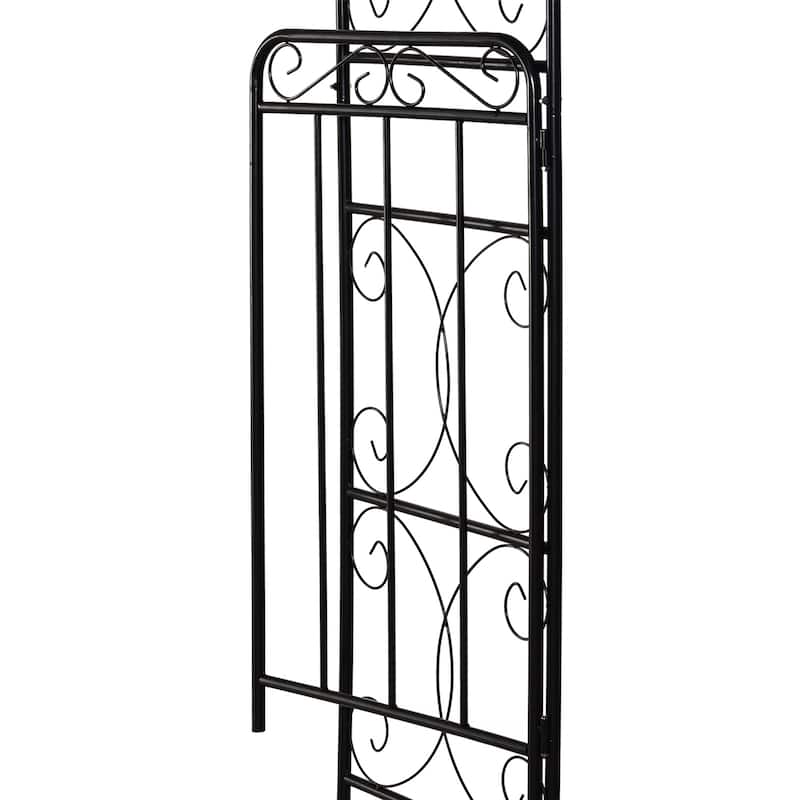 Outsunny Decorative Garden Trellis with Two Latched Doors for Climbing Vines & Weddings