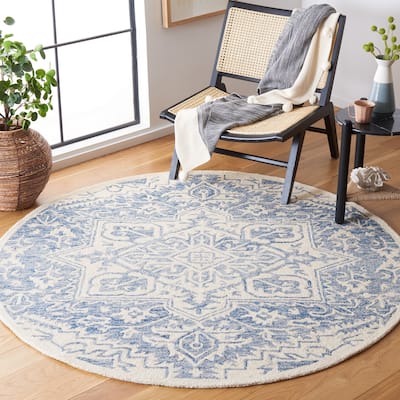 SAFAVIEH Handmade Metro Skye Medallion Wool Rug