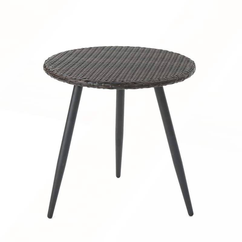3 PC Wicker Chat Set for Outdoor Intimacy Weather Resistant
