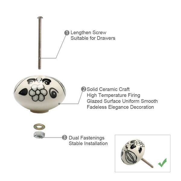Shop Ceramic Knobs Vintage Knob Drawer Pull Handle Furniture