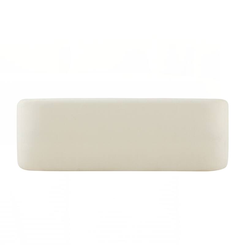 Upholstered Sofa with Pillows, No Assembly Curved Cloud Couch with High-Density Foam