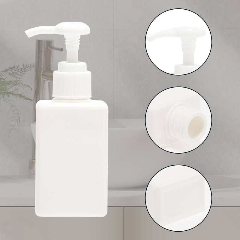 Square Simple Soap Pump Dispenser for Bathroom Laundry Rooms