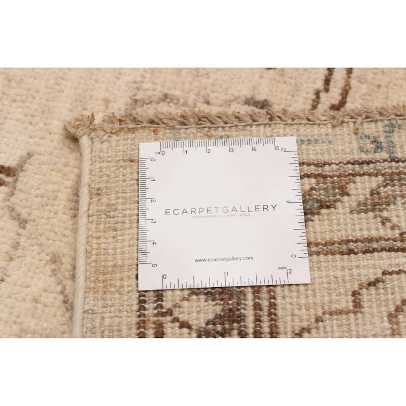 ECARPETGALLERY Hand-knotted Chobi Finest Cream Wool Rug - 5'11 x 8'9