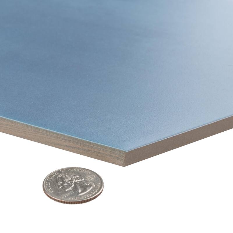 Merola Tile Horizon Hex Azul 7-3/4" x 9" Porcelain Floor and Wall Tile