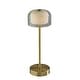 preview thumbnail 6 of 8, Benji Cordless LED Table Lamp Antique Brass