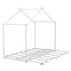 preview thumbnail 4 of 9, Twin Size Metal House Platform Bed with Trundle