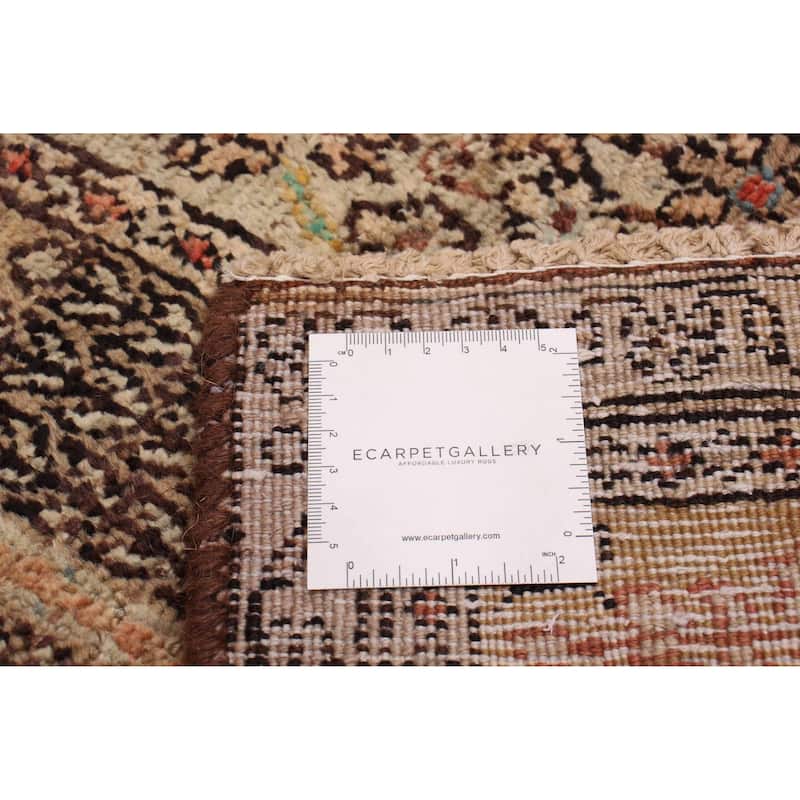 ECARPETGALLERY Hand-knotted Antalya Vintage Copper Wool Rug - 3'8 x 8'10