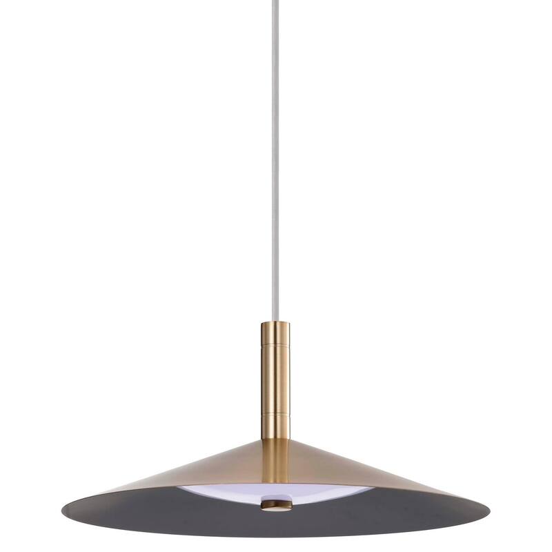 Nuvo Lighting 62/2072 Corrine 14" Wide Pendant - Burnished Brass