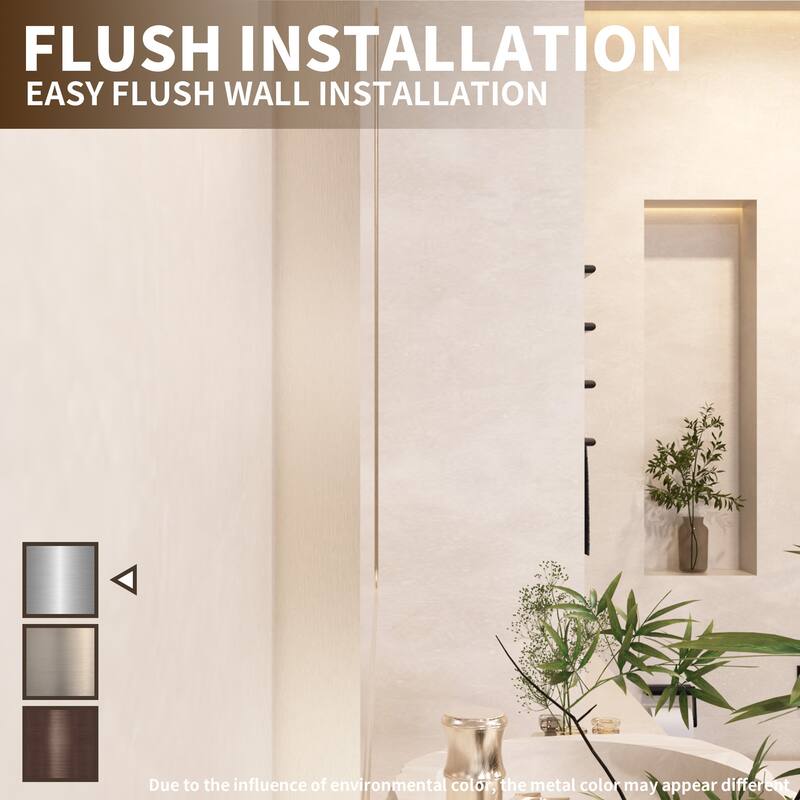 24/30/42/48/60 inch Rectangle Frameless Wall Mounted Bathroom Vanity Mirror