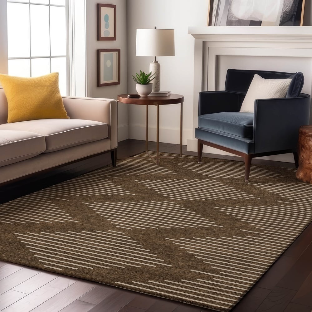 Premium Washable Super Soft Modern Geo Mayfield Rug