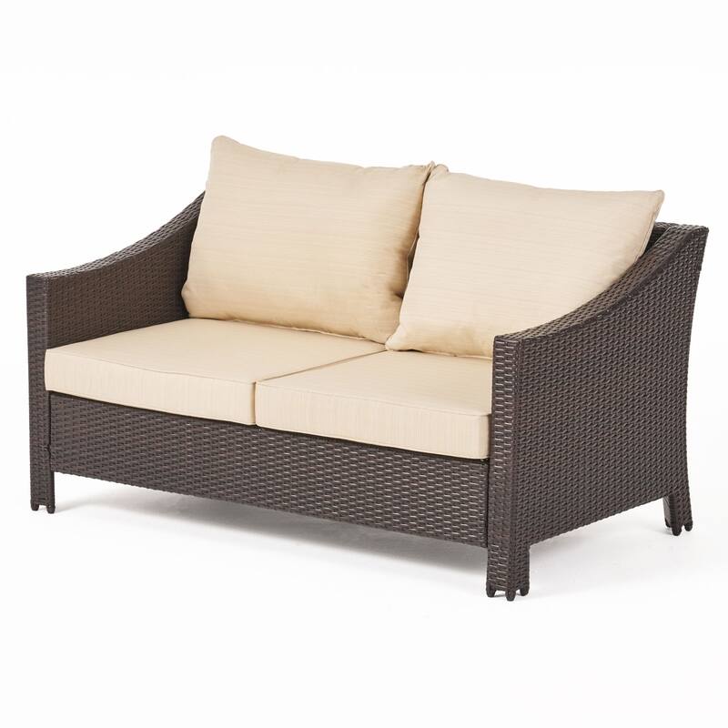 Outdoor PE Wicker Talking Set 2 Pcs