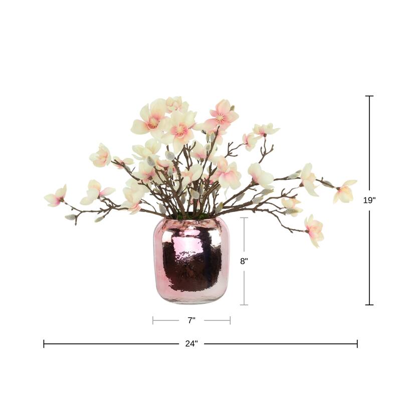 Modern Butterfly Magnolia Arrangement