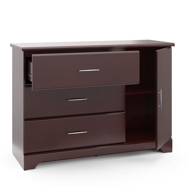 Brookside 3 Drawer Combo Dresser Black Bed Bath Beyond 36340518