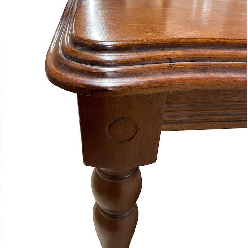 Extendable Dining Table 72" Rectangular Seats 8 - Art Deco Style Table - 72