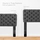 preview thumbnail 47 of 54, Lizzy Tufted Twin Performance Velvet Headboard