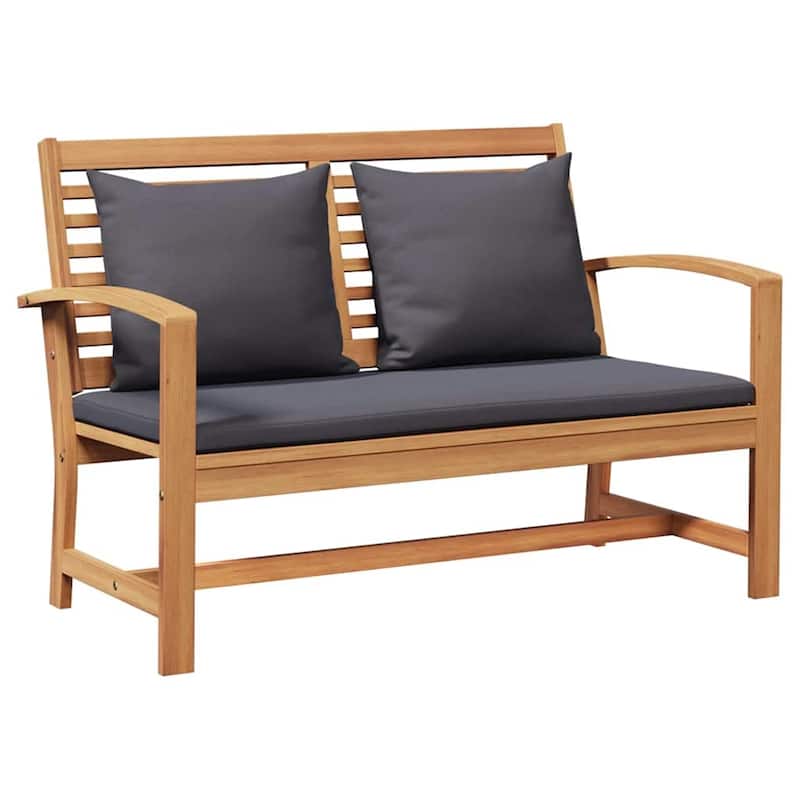 vidaXL Garden Sofa Set 2 pcs Natural Solid teak wood - 37.4 x 17.7 x 15.7
