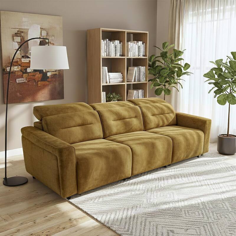 Douglas Power Slider Sofa with Adjustable Headrests and Built-In USB Charging Ports