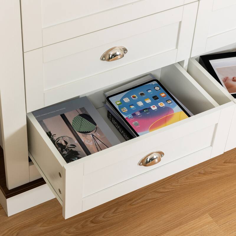 Drawer dresser server console,table