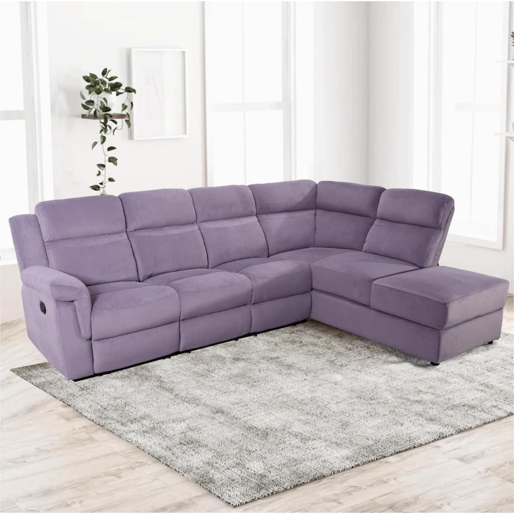 111.4''Recliner Storage Upholstery Sectional Sofa Couchs