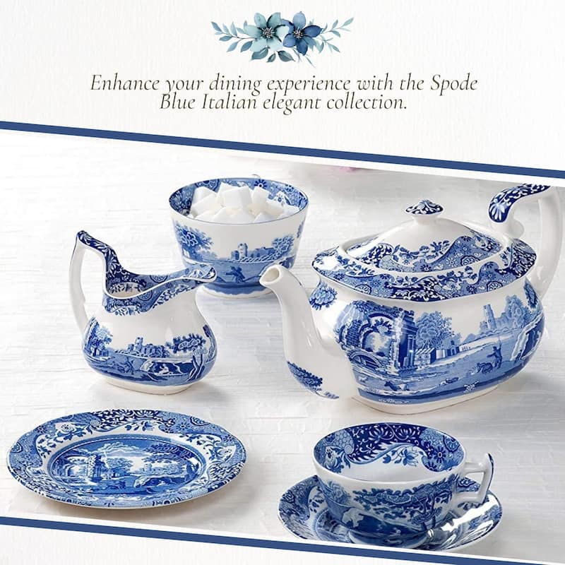 Spode Blue Italian Handled Serving Dish