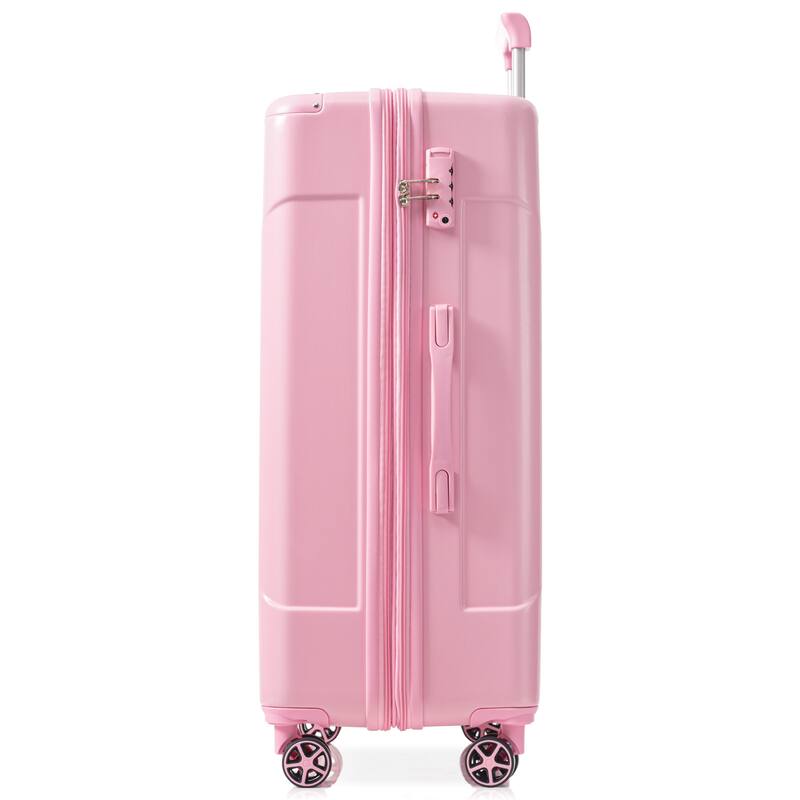 28" ABS Hardshell Lightweight Expandable Luggage with Double Wheels
