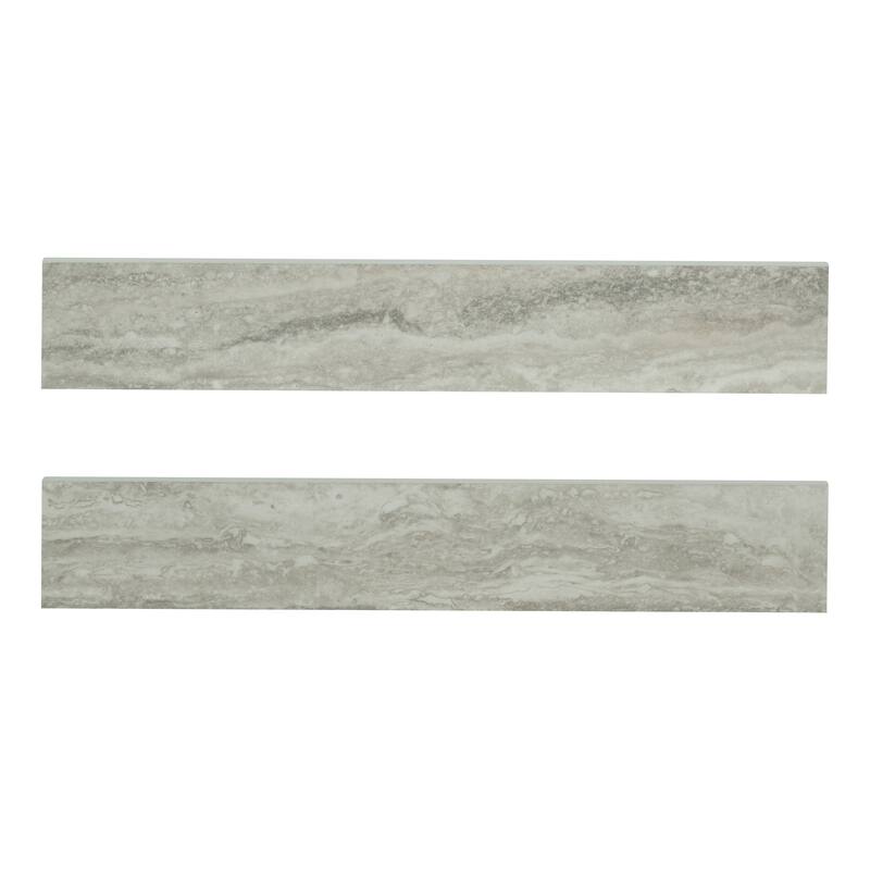 Ackland AKNPTLIN3X18P-BN Linden 18" x 3" Polished Porcelain Thin-Set