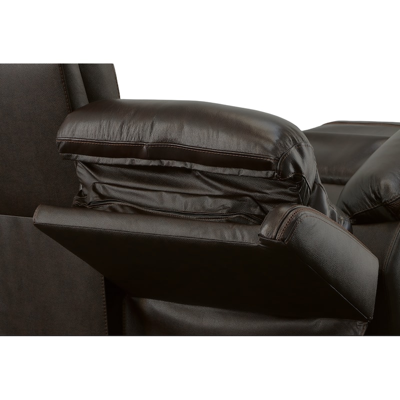 Jackson Zero Gravity Top Grain Leather Power Reclining Sofa with Power Headrests by Flexsteel